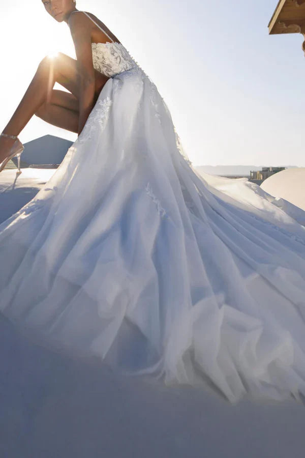 A-Line Lace Wedding Dress - Chloe Dress