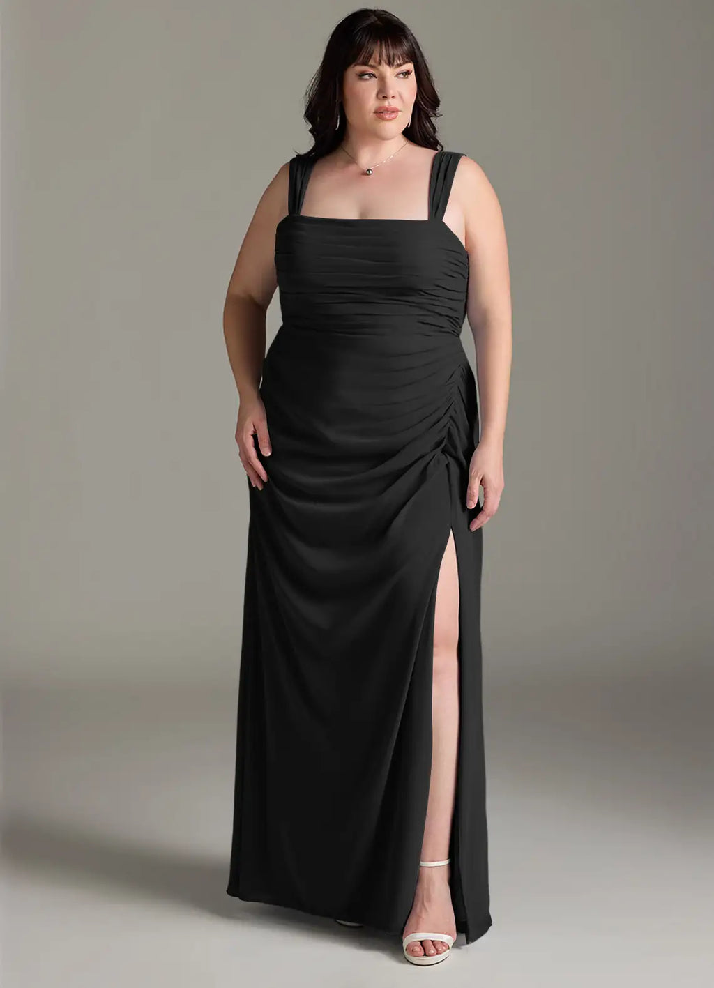 Square Neck Wedding Dress - Chloe Dress