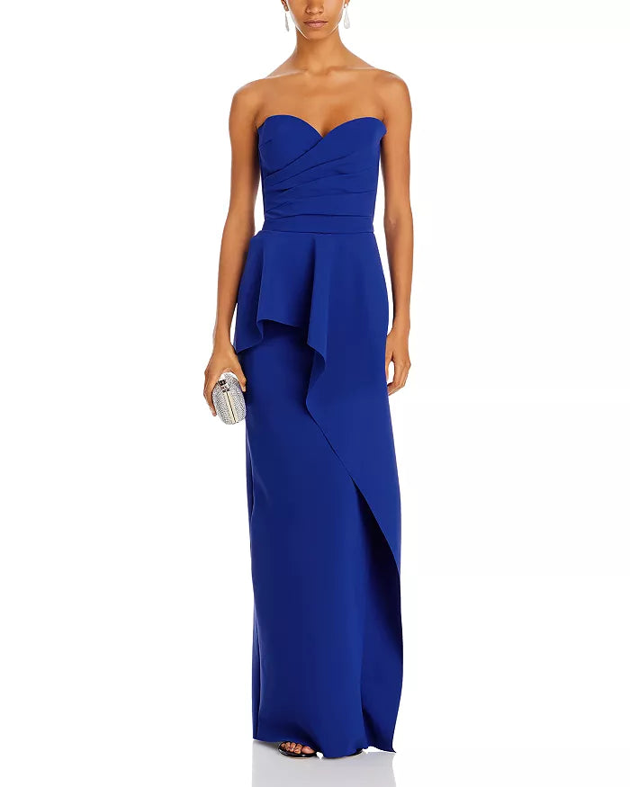 Strapless Backless Pleated Dress - Chloe Dress