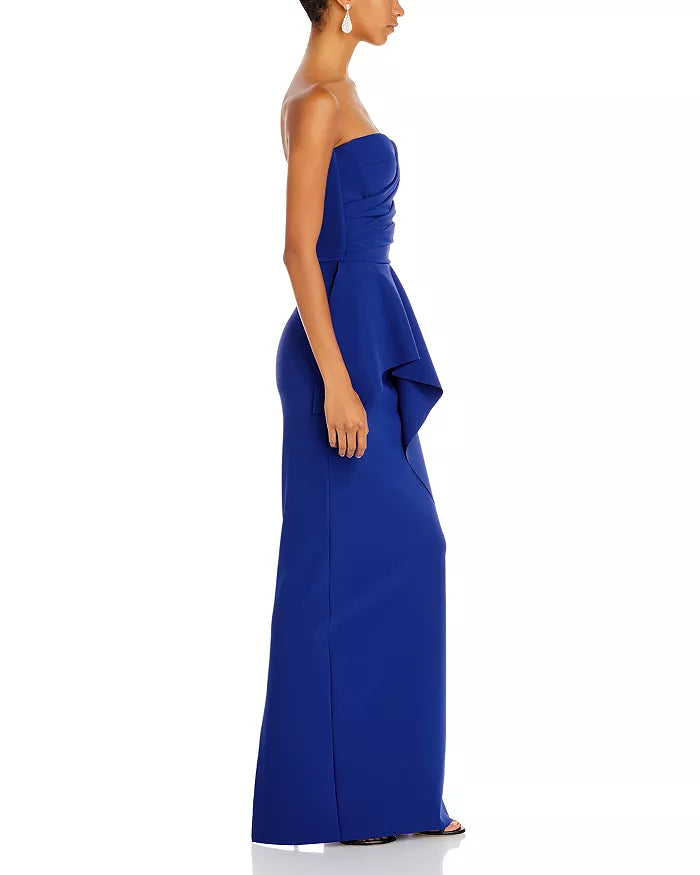 Strapless Backless Pleated Dress - Chloe Dress