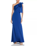 One-Shoulder Satin Sleeveless Floor-Length Evening Dress - Chloe Dress