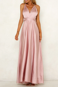 V-Neck Backless Evening Dress - Chloe Dress
