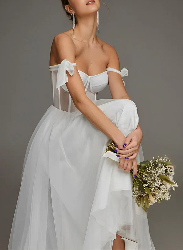 White Mini Wedding Dress - Chloe Dress