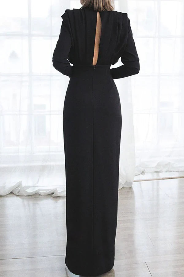 High Slit Evening Dress - Chloe Dress