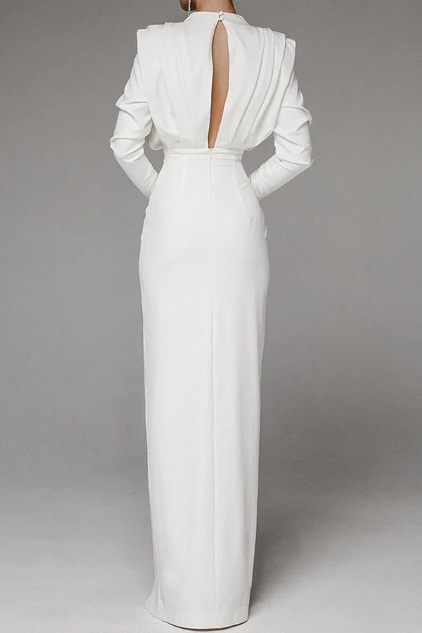 High Slit Evening Dress - Chloe Dress