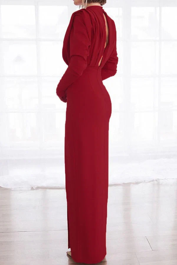High Slit Evening Dress - Chloe Dress