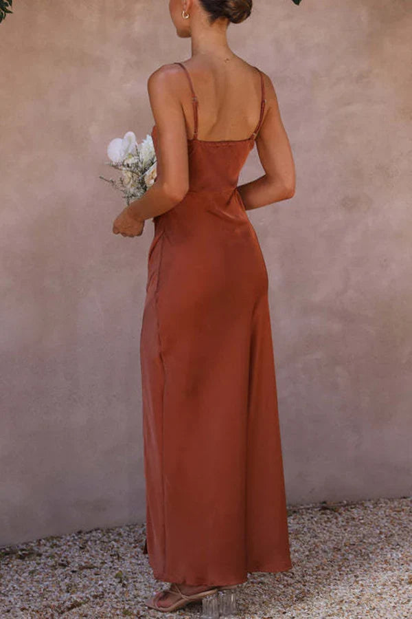 High Slit Evening Dress - Chloe Dress
