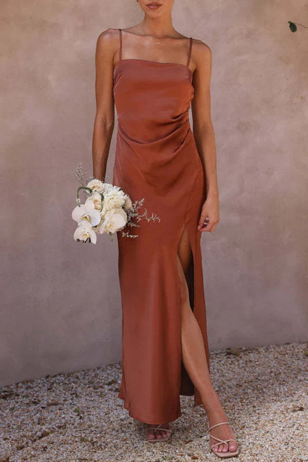 High Slit Evening Dress - Chloe Dress