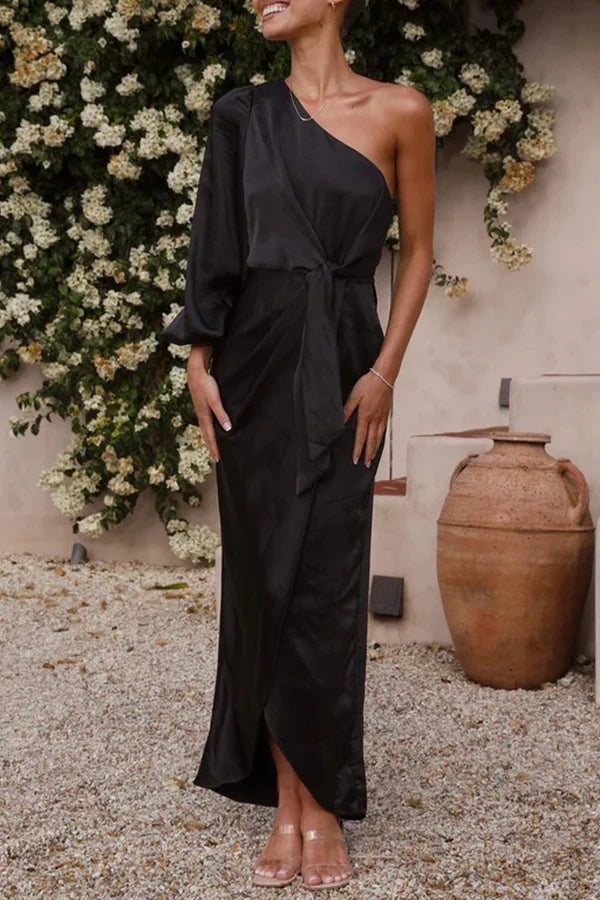Asymmetric Evening Dress - Chloe Dress