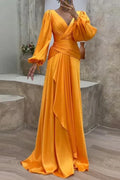 V-Neck Evening Dress - Chloe Dress