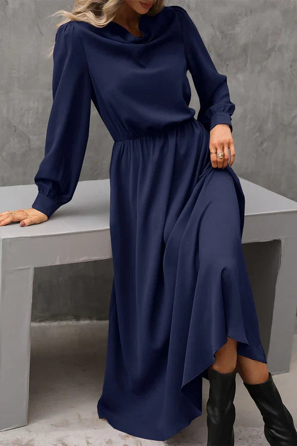 A-Line Asymmetric Evening Dress - Chloe Dress