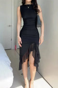 Pleated Evening Dress - Chloe Dress
