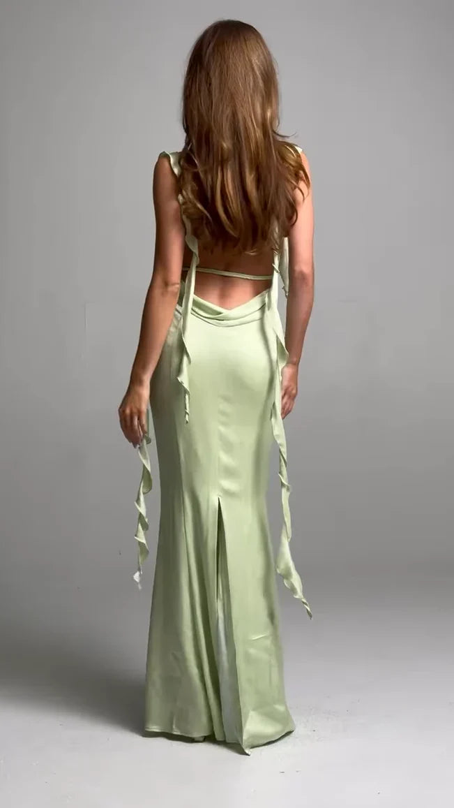Strapless Sleeveless Floor-Length Prom Dress - Chloe Dress