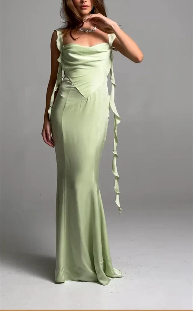 Strapless Sleeveless Floor-Length Prom Dress - Chloe Dress