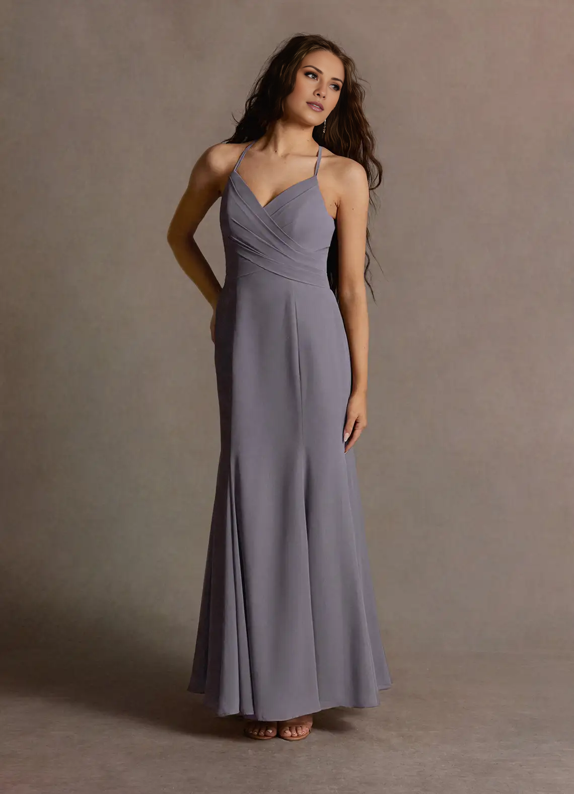 A-Line Chiffon Evening Dress - Chloe Dress