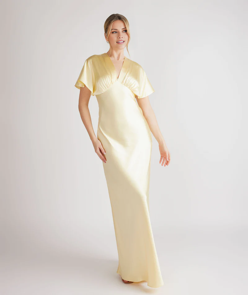 Satin Floor-Length Prom Dress - Chloe Dress