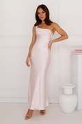 One-Shoulder Satin Ruffled Prom Dress - Chloe Dress