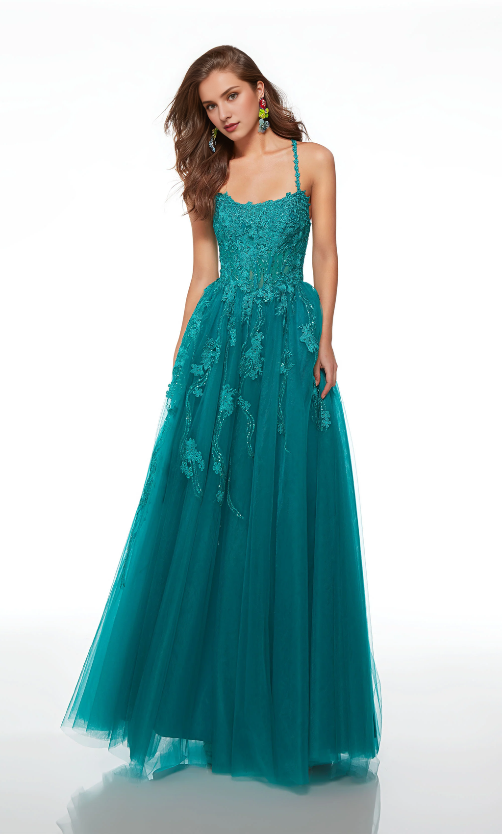 A-Line Chiffon Evening Gown - Chloe Dress