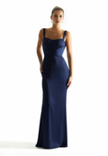 A-Line Off-Shoulder Satin Wedding Dress - Chloe Dress