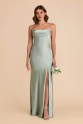 A-Line High Slit Wedding Dress - Chloe Dress