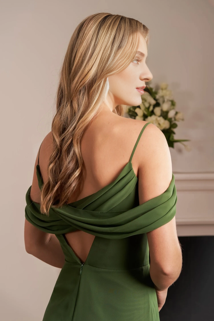 A-Line V-Neck Chiffon Wedding Dress - Chloe Dress