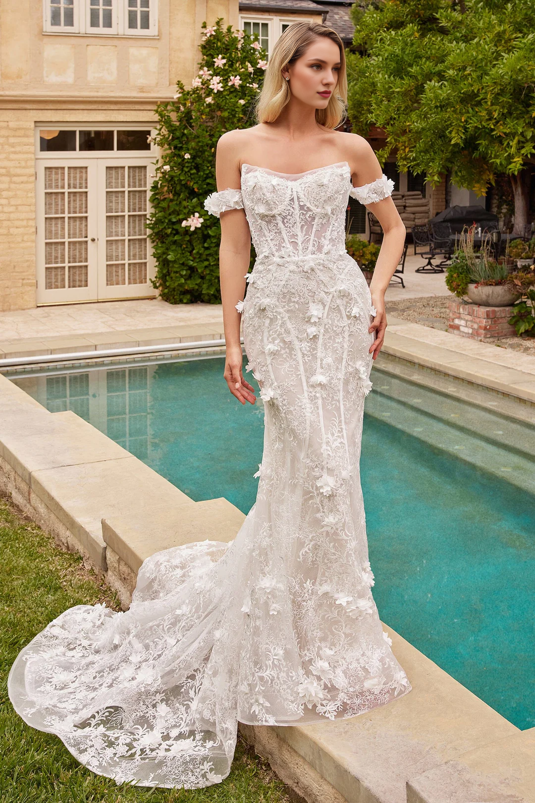 Strapless Wedding Dress - Chloe Dress