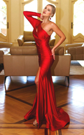Mermaid Long Sleeve Backless Floor-Length Prom Dress - Chloe Dress