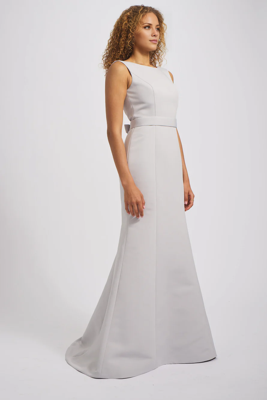 Off-Shoulder Sleeveless Backless Floor-Length Prom Dress - Chloe Dress