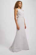 Off-Shoulder Sleeveless Backless Floor-Length Prom Dress - Chloe Dress