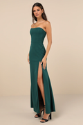 Off-Shoulder Sleeveless Backless High Slit Floor-Length Evening Dress - Chloe Dress