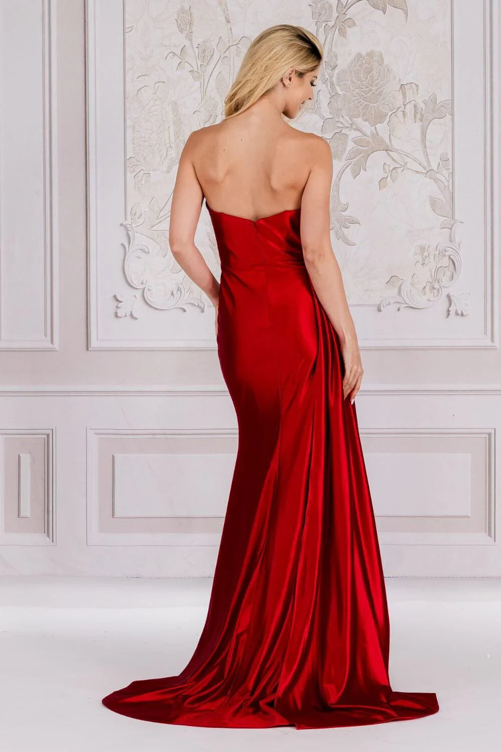 Strapless Pleated Dress - Chloe Dress