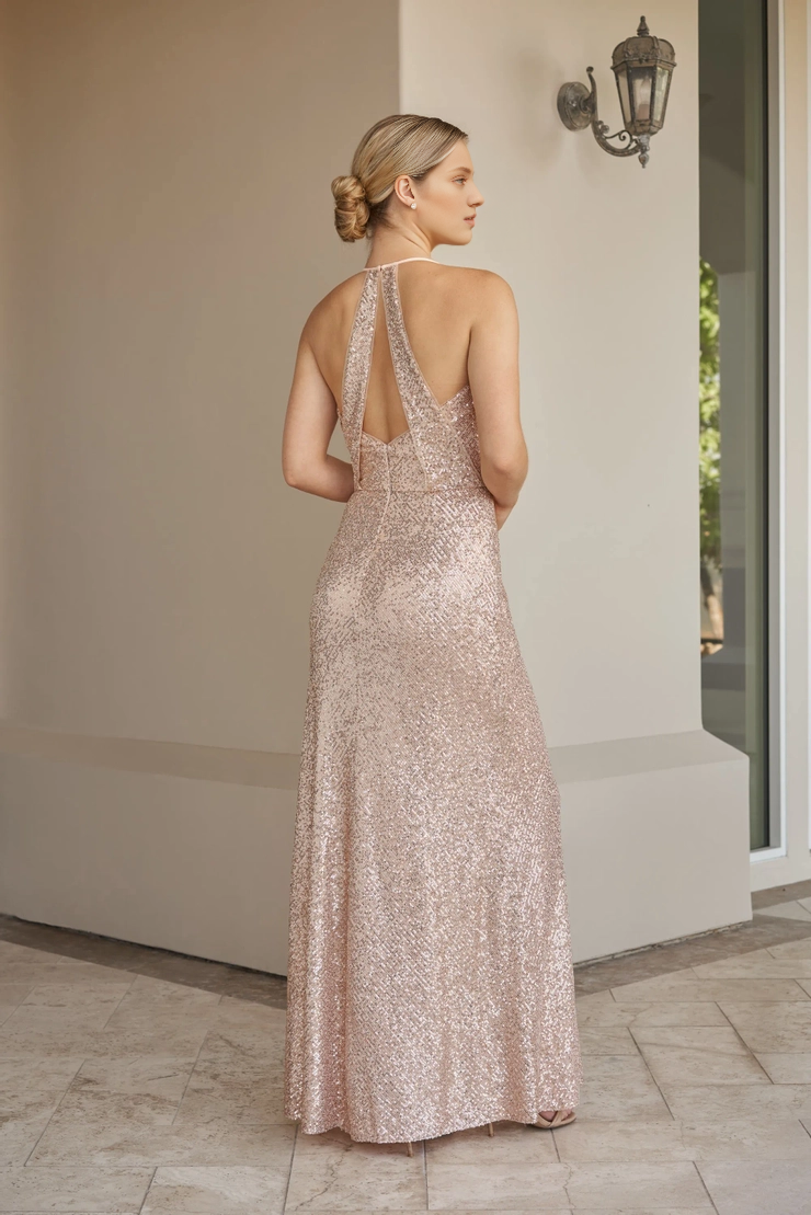A-Line Sequin Backless Wedding Dress - Chloe Dress