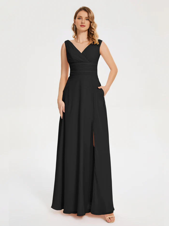 V-Neck Mini Wedding Dress - Chloe Dress