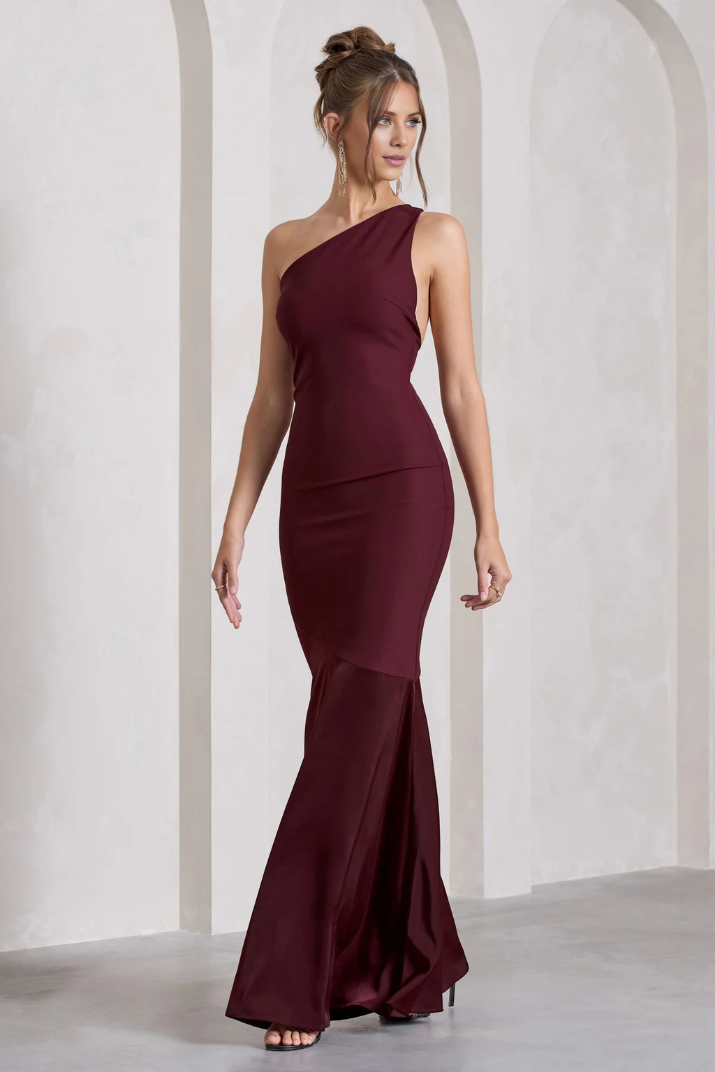 Mermaid One-Shoulder Evening Dress - Chloe Dress