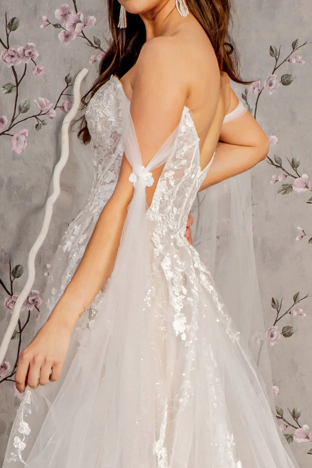 Lace-Up Back Wedding Dress - Chloe Dress