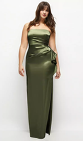 Strapless Satin Wedding Dress - Chloe Dress