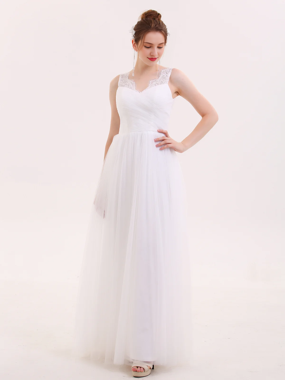 Chiffon Wedding Dress - Chloe Dress
