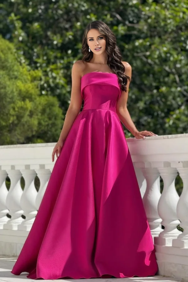 A-Line Off-Shoulder Gown - Chloe Dress