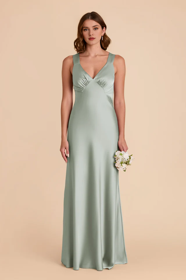 A-Line Satin Wedding Dress - Chloe Dress