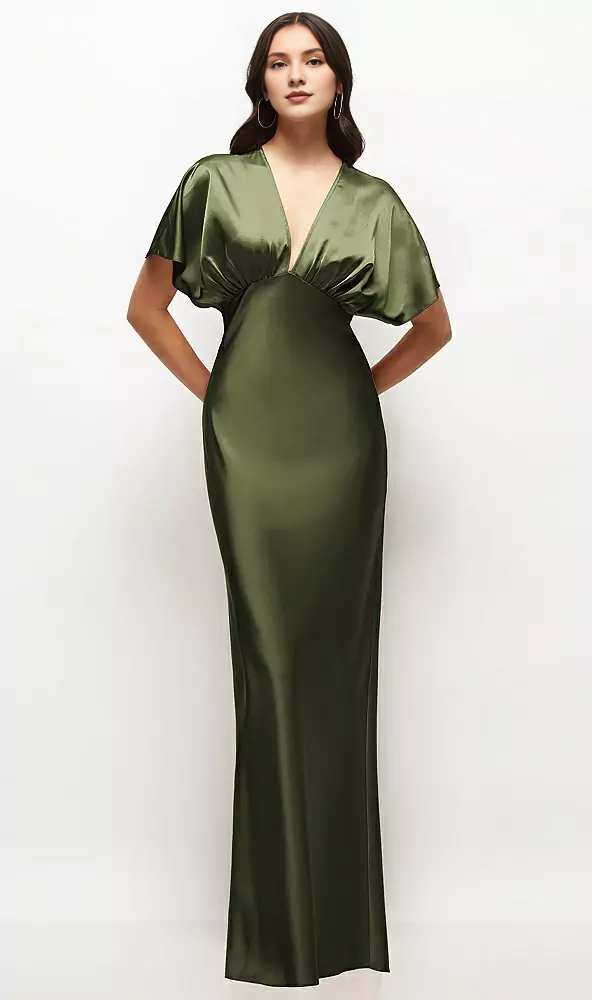 V-Neck Satin Wedding Dress - Chloe Dress