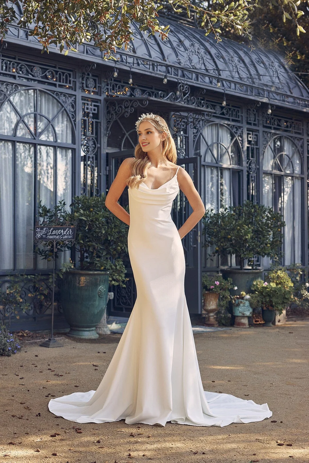 White Long Sleeve Wedding Dress - Chloe Dress