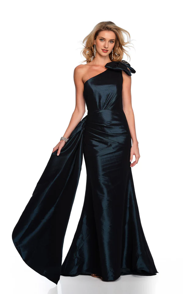 Mermaid One-Shoulder Backless Asymmetric Floor-Length Prom Dress - Chloe Dress