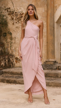 One-Shoulder Backless High Slit Prom Dress - Chloe Dress