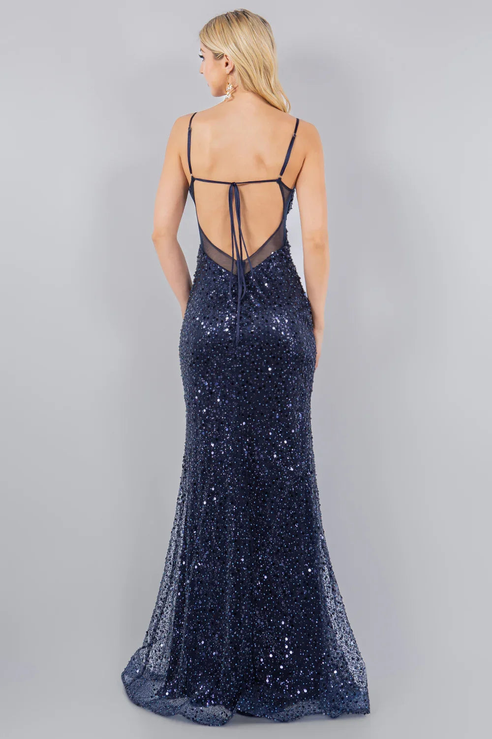 Long Sleeve High Slit Dress - Chloe Dress