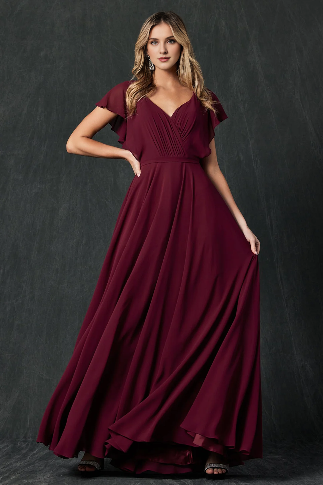 Chiffon Dress - Chloe Dress