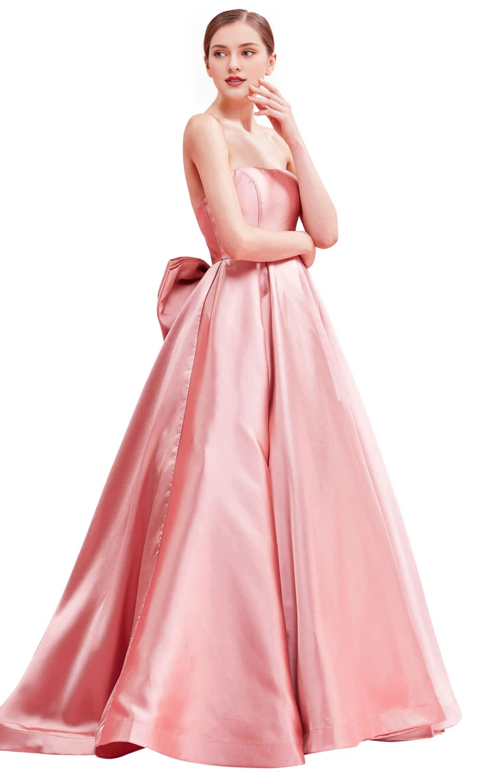 A-Line Off-Shoulder Floor-Length Evening Gown - Chloe Dress