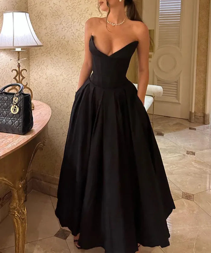 Black Princess Prom Dress - Chloe Dress