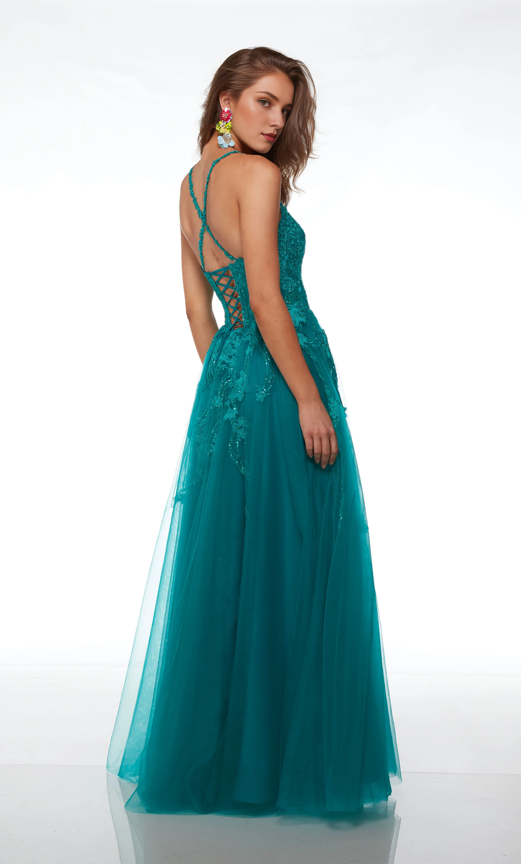 A-Line Chiffon Evening Gown - Chloe Dress
