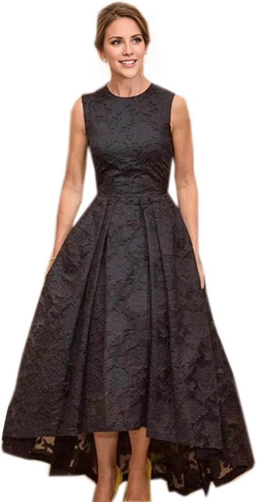 A-Line Lace Sleeveless Evening Dress - Chloe Dress