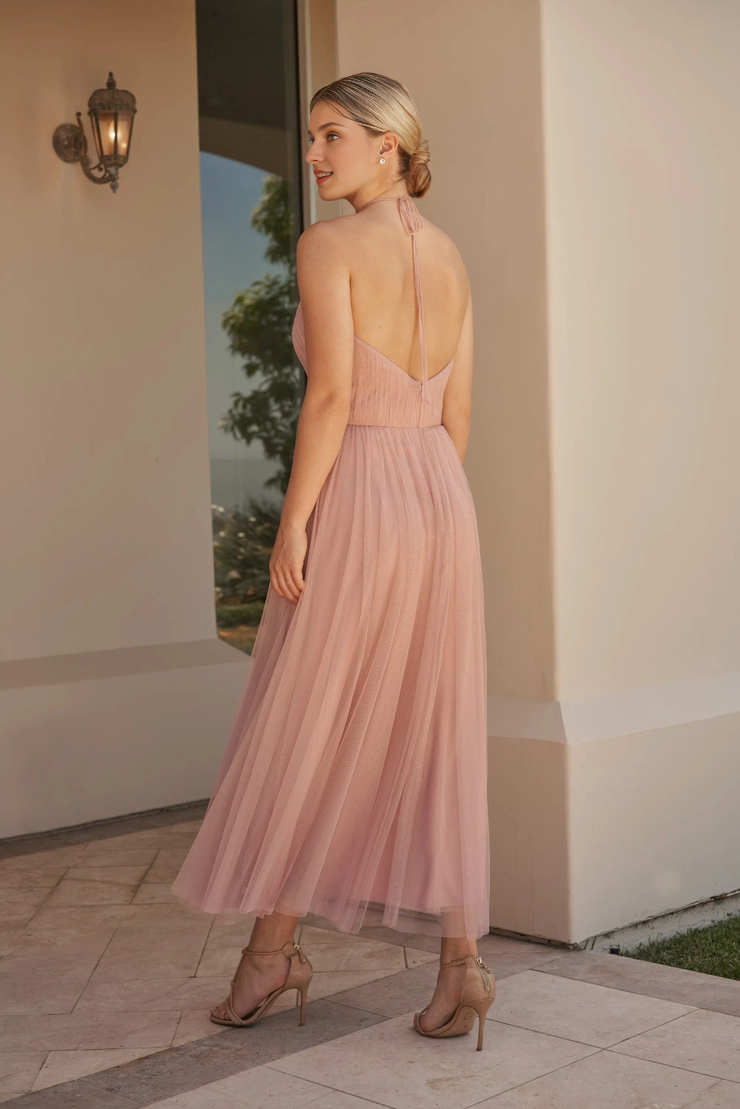 A-Line Chiffon Ruffled Wedding Dress - Chloe Dress